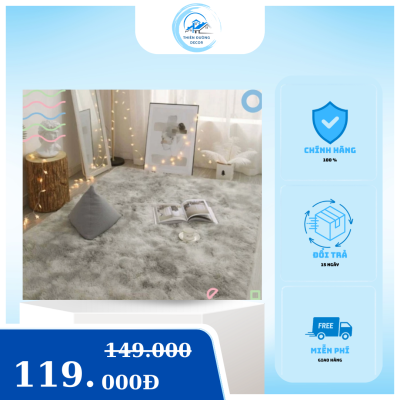Thảm decor phòng ngủ nhiều kiểu dáng