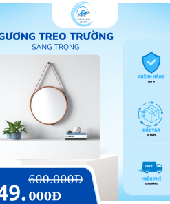 Gương Tròn Treo Tường Nội Thất Trang Decor T-VINTAGE-40