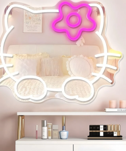 Gương Đèn LED Hello Kitty