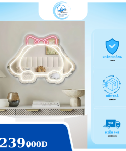 Gương Đèn LED Hello Kitty
