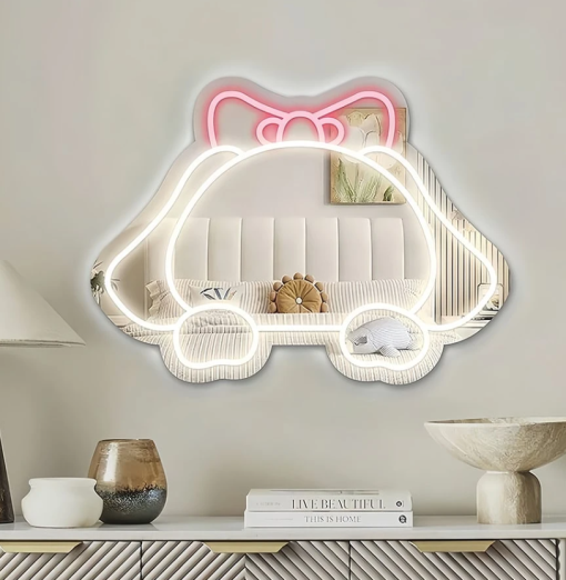 Gương Đèn LED Hello Kitty