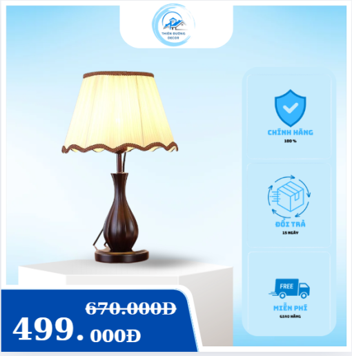 Đèn ngủ để bàn cổ điển