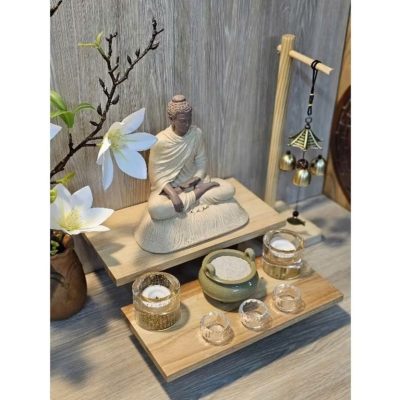 kệ gỗ decor