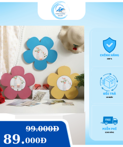 Bộ 3 Gương Treo Tường Hình Hoa Suzile