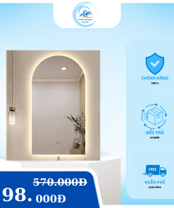 Gương Nhà Tắm Vòm Đứng 40x60cm
