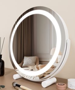 Gương Trang Điểm Đèn LED Tròn Hiện Đại