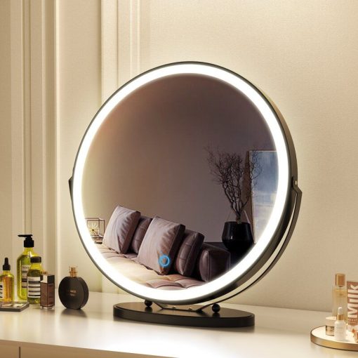 Gương Trang Điểm Đèn LED Tròn Hiện Đại