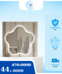Gương Trang Trí Nghệ Thuật LED Hình Đám Mây