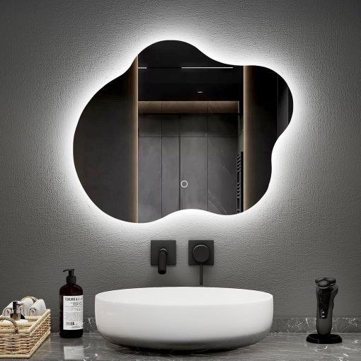 Gương Trang Trí Nghệ Thuật LED Hình Đám Mây