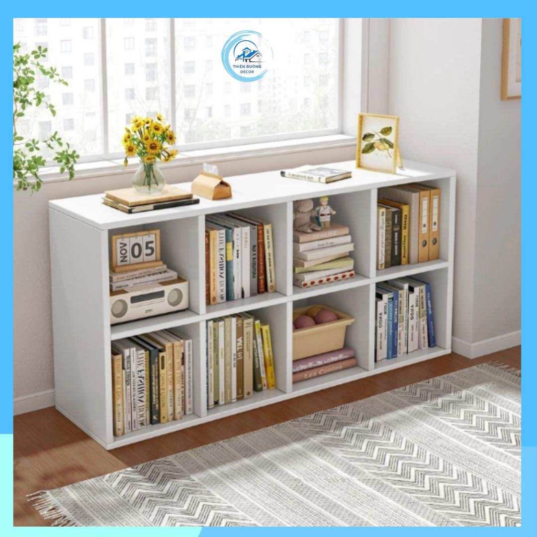 Kệ sách treo tường đẹp phong cách Bắc Âu tối giản