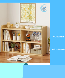 kệ sách trang trí phòng ngủ