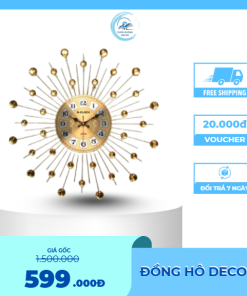 Đồng hồ treo tường cao cấp DHCC121 hưu đồng