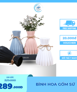 LỌ HOA GẤP NẾP DÁNG XÒE