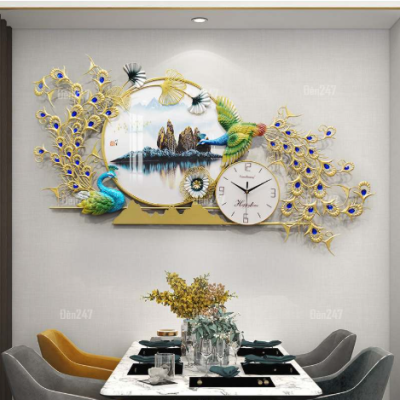 Đồng hồ decor treo tường nghệ thuật