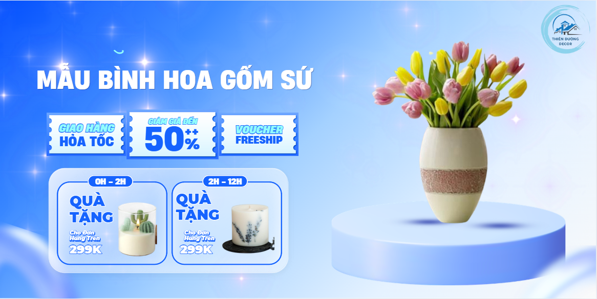 Bình Hoa Tulip Đẹp