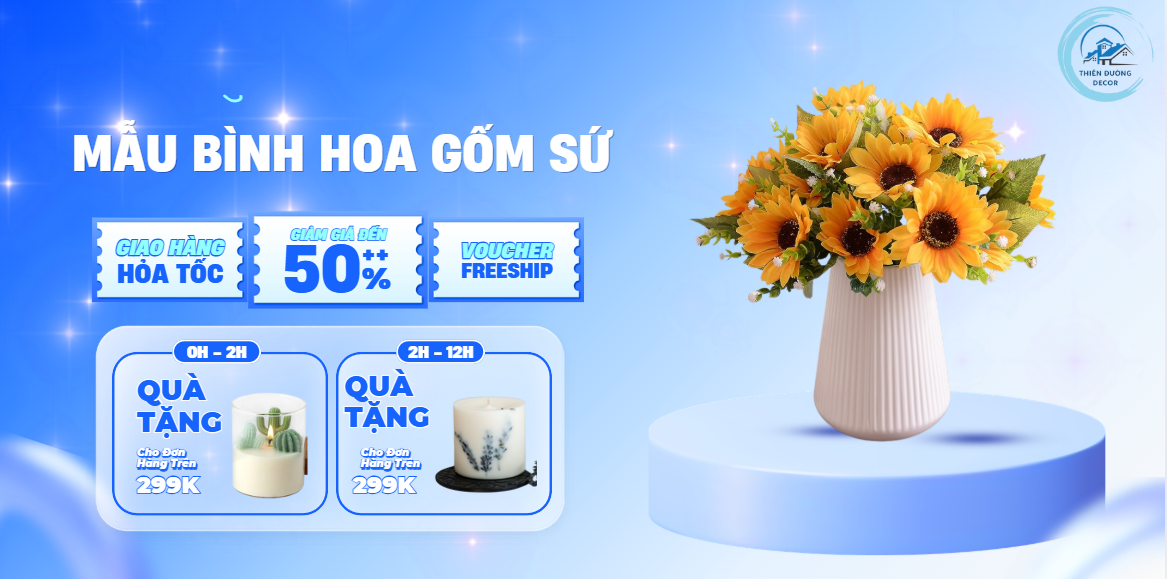 Bình Hoa Hướng Dương Đẹp